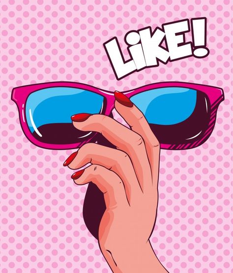 Female sunglasses pop art style | Premium Vector #Freepik #vector #hand #fashion #cartoon #comic Female Sunglasses, Hand Fashion, Fashion Cartoon, Pop Art Style, Graphic Editing, Vector Hand, Premium Vector, Invitation Cards, Fashion Art