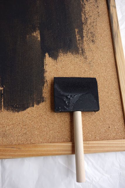 blah to TADA! Repurposed Cork Board, Painting Corkboard Diy, How To Paint Corkboard, Diy Corkboard Ideas, Cork Board Makeover Diy, Paint Corkboard, Painting Cork Board, Painted Cork Board Ideas, Painted Corkboard