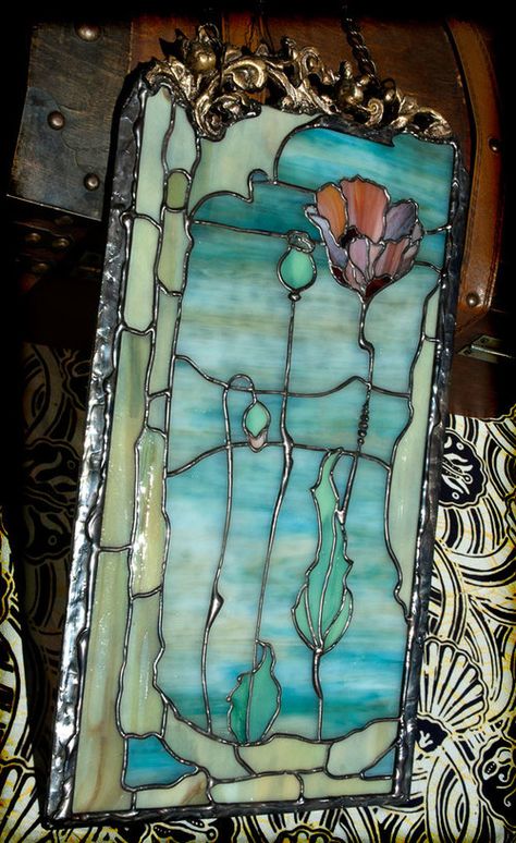 Glass Window Art Ideas, Stained Glass Art Flower, Stained Glass Mirror Patterns, Glass Window Art Diy, Stained Glass Mosaics, Stained Glass Patterns Art Deco, Stained Glass Panels Patterns, Stained Glass Mirrors, Stained Glass Inspiration