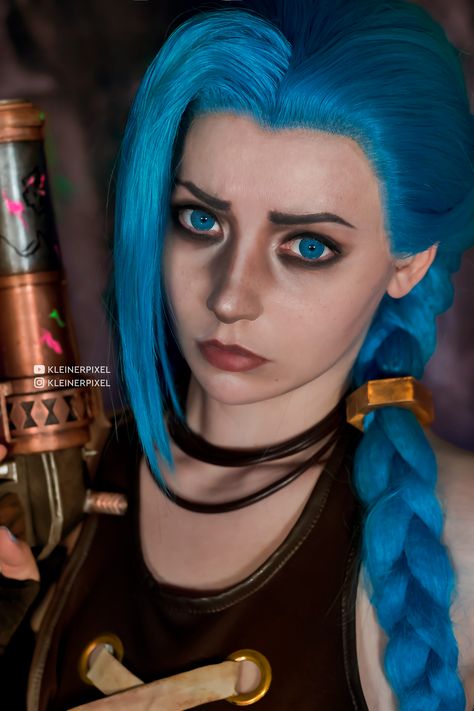 Jinx Arcane Cosplay Makeup, Jinx Cosplay Makeup, Jinx Makeup Tutorial, Jinx Makeup Arcane, Jinx Arcane Makeup, Arcane Makeup Tutorial, Jinx Makeup, Arcane Makeup, Powder Cosplay