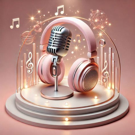 #aesthetic #microphone #music Aesthetic Microphone, Music Wallpaper, Headset, Music