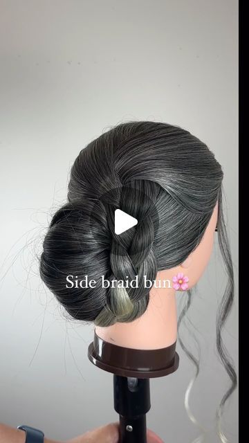 Rashda bushra on Instagram: "Perfect for any occasion, this look combines the classic braid with a chic low bun for a touch of effortless beauty. Whether it’s a casual day out or a special event, this hairstyle is my go-to for style and comfort. 💁‍♀️✨.#HairGoals #BraidedBun #EffortlessStyle #HairInspo”" Chic Low Bun, Two Braids, Effortless Beauty, Low Bun, Braided Bun, Hair Goals, Effortless Style, Hair Inspo, Special Event