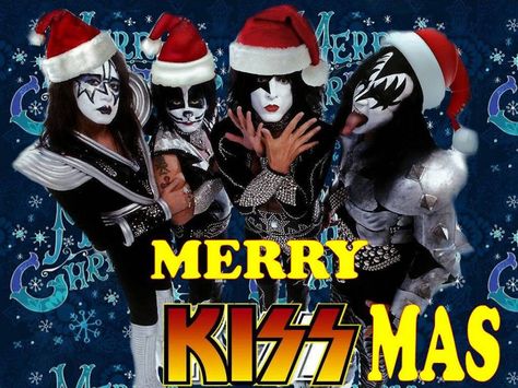 Merry Kissmas, Band Christmas, Vinnie Vincent, Peter Criss, Kiss Army, Best Rock Bands, Kiss Pictures, Ace Frehley, Hot Band