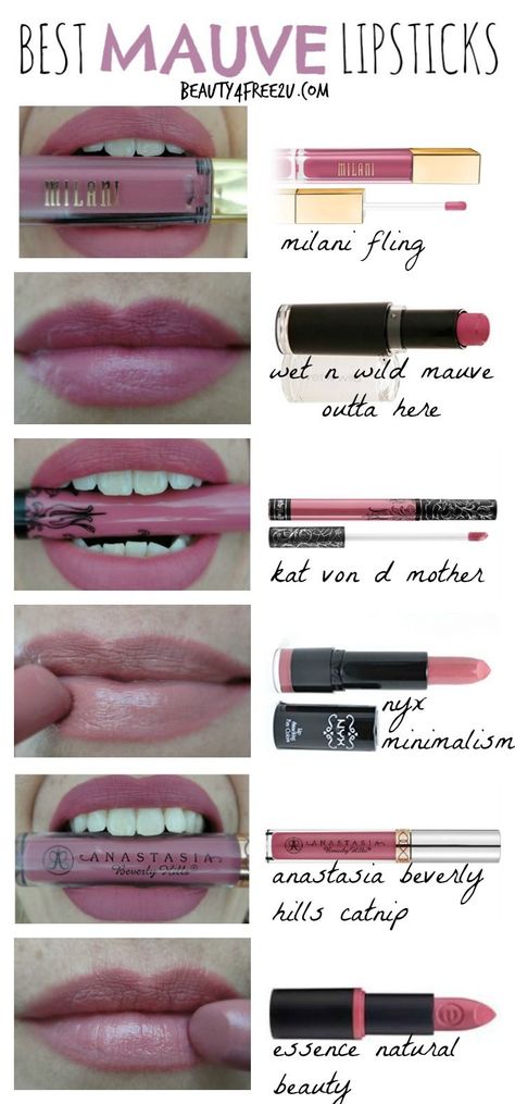 Mauve Lipstick, Ideas For Makeup, Lip Palette, Lip Swatches, Lipstick Swatches, Pink Mauve, I Love Makeup, Nyx Professional Makeup, Clean Face