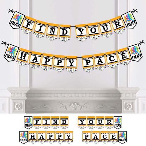 Host a marathon event for your favorite runner with Set the Pace running party supplies. Running party décor is perfect for those involved with track and cross country teams, as well as those who love running at any age. A marathon birthday party is a fun way to celebrate after a race or bring the race day celebration Cross Country Decorations, Marathon Party, Country Decorations, Banquet Ideas, Find Your Happy, Running Pace, Work Parties, Cross Country Running, Running Track