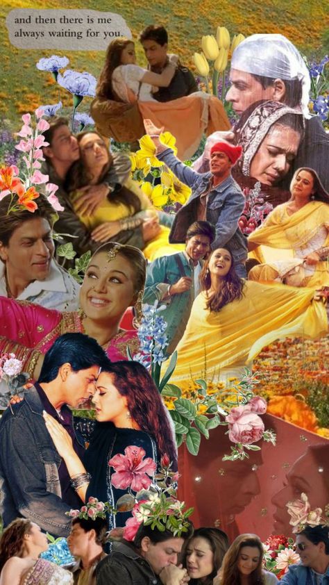 Veer Zaara, Bollywood Wallpaper, Vintage Bollywood Aesthetic, Bollywood Retro, Bollywood Aesthetic, 90s Bollywood Aesthetic, Pretty Movie, Movie Collage, Film Posters Art