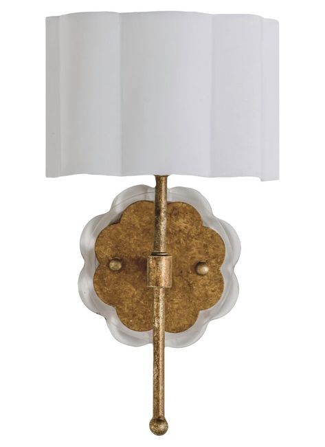 Gabby - Shirley Sconce Gold, Ashwell Gold | One Kings Lane Transitional Lamps, Transitional Furniture, Transitional Wall Sconces, Candelabra Bulbs, Transitional Decor, Gold Walls, Linen Shades, Unique Furniture, Home Lighting