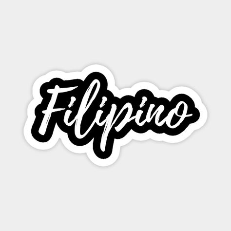 Add some pride to your Philippines collection with this Pinoy Tagalog design Filipino or give it as a perfect gift to a Filipino! \r\rPlease choose the product then BUY IT NOW to place your order. -- Choose from our vast selection of magnets to match with your desired size to make the perfect custom magnet. Pick your favorite: Movies, TV Shows, Art, and so much more! Available in two sizes. Perfect to decorate your fridge, locker, or any magnetic surface with. Filipino Lettering Design, Mapeh Lettering, Mapeh Subject Design Logo, English Notebook Cover Design, Filipino Subject Design, Calligraphy Subjects School, Subject Name Printable, School Subject Labels Free Printables, Mapeh Subject Design