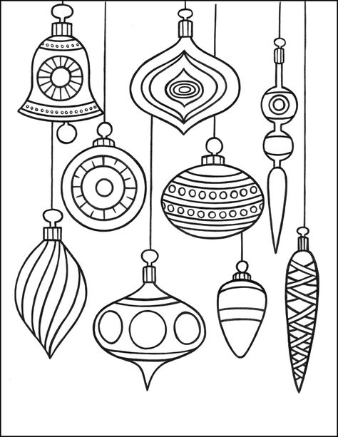 Christmas Ornaments Coloring Page Christmas Ornament Patterns Printable, Christmas Ornament Drawing Easy, Drawing Christmas Ornaments, Ornament Drawing Christmas, Christmas Ornaments Drawing Design, Draw Christmas Ornaments, Christmas Balls Drawing, Christmas Ornaments Drawing, Christmas Doodle Art