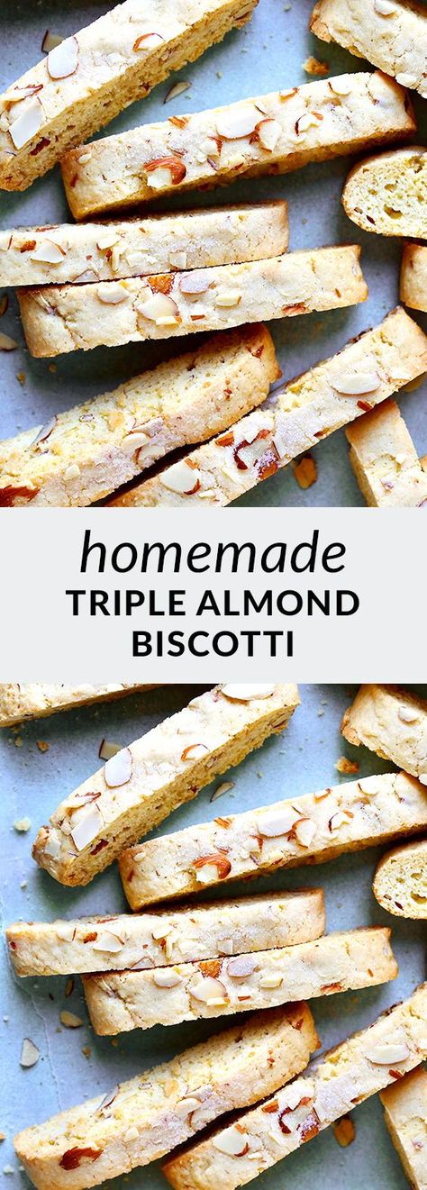 Biscotti Flavors, Best Biscotti Recipe, Easy Biscotti Recipe, Almond Paste Recipes, Almond Biscotti Recipe, The Perfect Cookie, Almond Cookie, Seasonal Desserts, Almond Biscotti