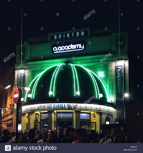 O2 Brixton Academy: Located in a Grade II listed building and sees all manner of music from rap to K-Pop.  The Academy is one of the largest non-arena venues in the city and has been voted best venue of the year by NME in twelve different years since 1994.  Be sure to check the calendar to see who’s coming and plan accordingly. Brixton Academy, Perfect Circle, Listed Building, The Bill, Music Venue, London Calling, A Perfect Circle, At Night, Places To Go