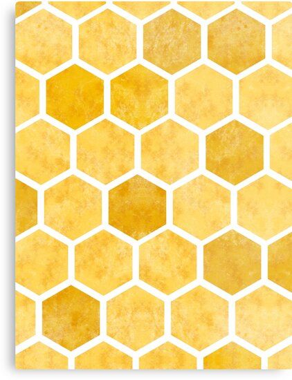 Honeycomb pattern Metal print, yellow wall decor. #bee #art #wallart #metalprint #gloss #yellow #homedecor Diy Bees, Picnic Nails, Honey Art, Yellow Wall Decor, Bee Printables, Grid Wallpaper, Concept Models Architecture, Yellow Wall, Architecture Tattoo