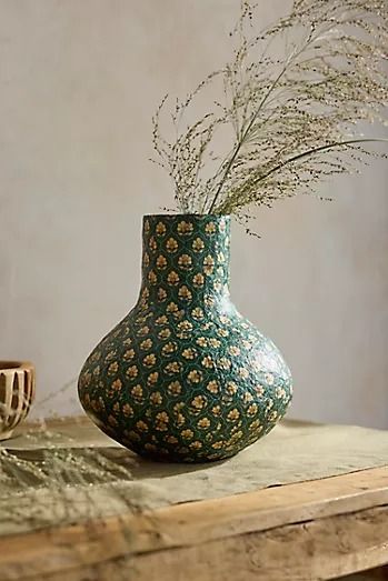 The Fall Décor Shop | Terrain Faux Arrangements, Chinoiserie Vase, Fluted Vase, Organic Ceramics, Recycled Glass Bottles, Stone Vase, Flower Vases Decoration, Rose Vines, Cylinder Vase