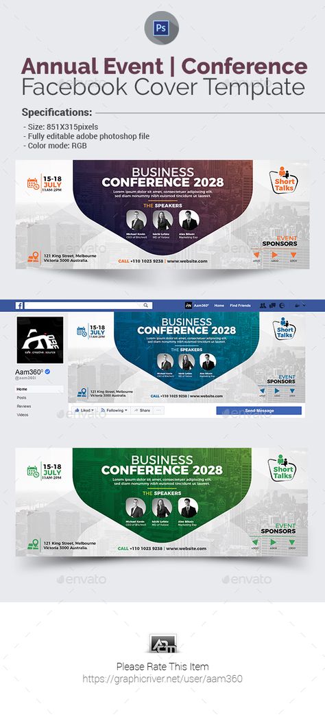 #Event | #Conference #Facebook Cover - Facebook Timeline Covers Social Media Backdrop Design Graphics Event, Facebook Event Cover Design, Template Social Media Design, Conference Poster Design Events, Conference Social Media Design, Event Timeline Design, Event Banner Design Inspiration, Conference Banner Design, Backdrop Design Graphics