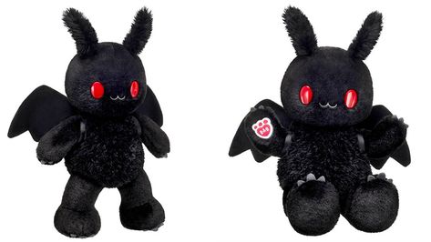 Mothman plush by Build-A-Bear unveiled, but cryptid creature is already gone Mothman Plush, Moth Man, The Mothman, Soft Stuffed Animals, Blue Gift, Build A Bear, Halloween Birthday, Halloween Girl, Animal Pillows