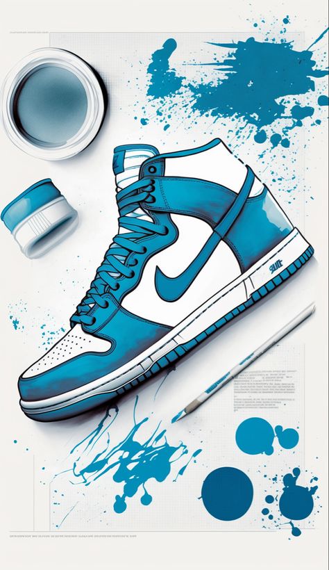 #nike #dunks Nike Air Jordans Drawing, Sneakers Illustration Nike, Nike Dunk Drawing, Dunks Drawing, Nike Shoe Art, Cartoon Nike Shoes, Nike Shoes Illustration, Nike Swoosh Art, Nike Shoes Drawing