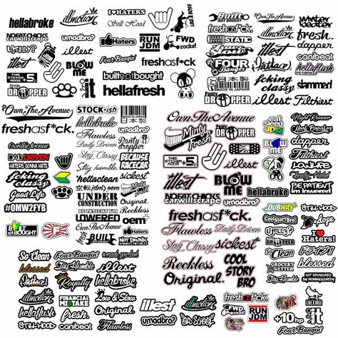 JDM 30 RANDOM CAR STICKERS DECALS BULK WHOLESALE PACK LOT TUNER RACE DRIFT #NH76 | eBay Usa Flag Stickers, Sticker Random, Cars Jdm, Jdm Stickers, Car Window Stickers, Graffiti Lettering, Sticker Collection, Outdoor Life, Car Art