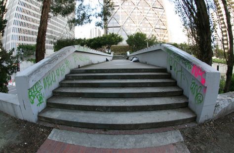 San Francisco - Hubba Hideout  Image Credit: alvinisms.blogspot.com Skate Spot, Skate Park, Skateboarding, Skateboard, San Francisco, Stairs, Around The Worlds, The World, Outdoor Decor