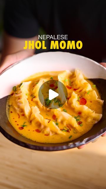 Jhol Momo Recipe, Nepalese Momo Recipe, Jhol Momo, Nepalese Food, Momos Recipe, Thai Soup, Food Lab, Food Food, No Cook Meals