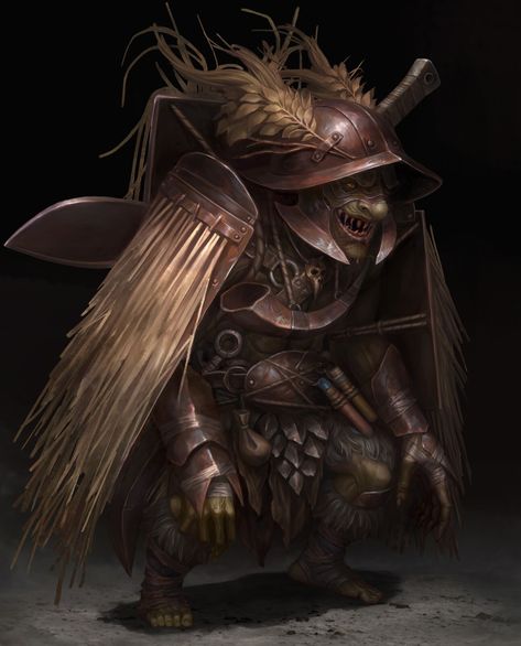 ArtStation - Goblin Scout Leader Goblin Art Dnd, Goblin Art, The Goblin, D D Monsters, Scout Leader, Dnd Monsters, Fantasy Monster, Fantasy Adventure, Monster Design