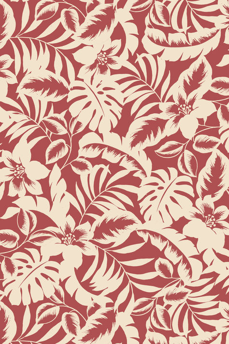 Hawaiian Prints Hawaiian Flower Illustration, Hawaiian Wallpaper, Hawaiian Background, Hawaiian Aesthetic, Hawaii Pattern, Hawaiian Plants, Maori Patterns, Hawaiian Pattern, Surface Patterns