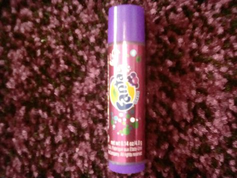 Fanta grape flavored ChapStick Flavored Chapstick, Candy Bar, Grapes, Candy, Purple