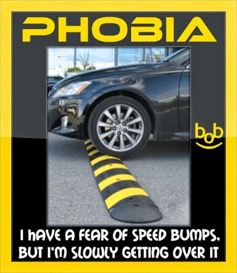 Phobia fear of speed bumps slowly getting over it Accessibility Design, Car Speed, Car Drive, Speed Bump, Michael Brown, Police Officer, Get Over It, Bump, Monument