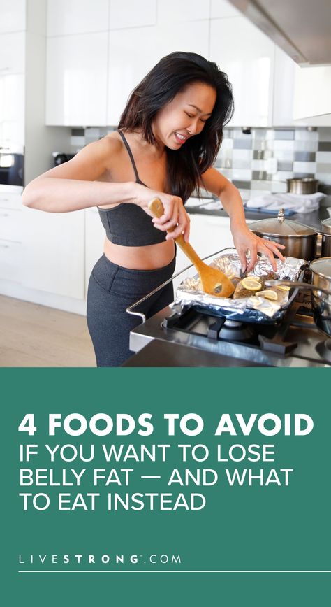 While there are no specific foods that cause belly fat, several have been linked to a larger waist. Here's what to avoid and what to eat to lose belly fat. Best Foods To Eat To Lose Lower Belly, Foods To Avoid To Lose Belly Fat Tips, Foods To Lose Lower Belly Pooch, Best Foods To Eat To Lose Belly, Loosing Belly Fat Foods, Lower Belly Diet, Loose Fat Diet, Tummy Shrinking Foods, Burn Belly Fat Foods