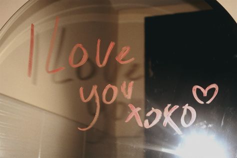 Mirror Kisses, I Love You Notes, Mirror Video, Mirror Words, Angel Prayers, 2024 Vision, Love Notes, Bedroom Inspo, I Love You