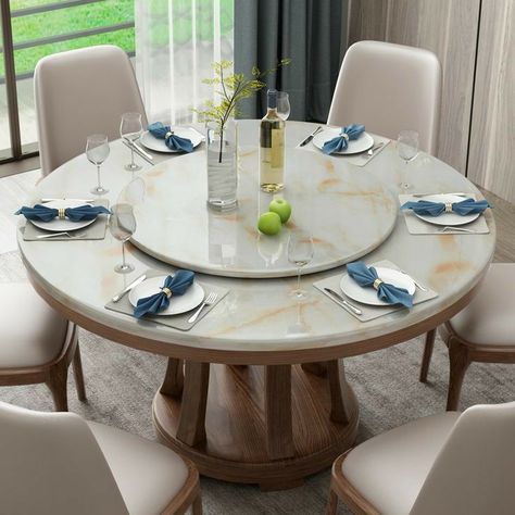 Glass Dinning Table, Set Design Ideas, Round Dinning Table, Round Dinner Table, Wooden Dining Table Designs, Round Dining Room Sets, Round Marble Dining Table, Round Dining Table Modern, Round Dining Room Table