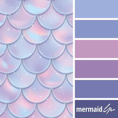 Mermaid Colors, Cool Color Palette, Summer Color Palette, Color Meanings, Mermaid Coloring, Colors Purple, Typography Graphic, Whimsical Wedding, Summer Color