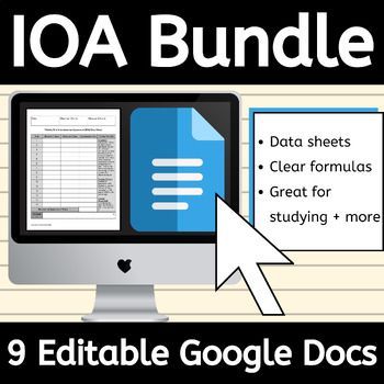 Bundle includes unique interobserver agreement data sheets and editable Google Docs specifically designed for ABA (American Board of Anesthesiologists). Perfect for maintaining compliance and ensuring accurate record keeping in anesthesia Aba Terms, Google Sheets Templates, Budget Template Free, Aba Therapy, Record Keeping, Template Google, Budget Template, Google Sheets, Google Docs