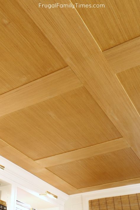 Ceiling Alternatives, Plywood Ceiling, Basement Ceiling Options, Low Ceiling Basement, Basement Guest Rooms, Ceiling Options, Faux Brick Walls, Wooden Ceiling, Basement Windows