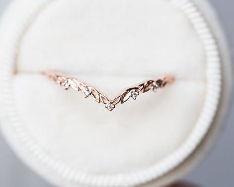 Leave Ring, Fairytale Ring, Leaf Wedding Band, Wedding Band Diamond, Lace Ring, Briar Rose, Nature Ring, Rose Gold Wedding Bands, Diamonds Ring