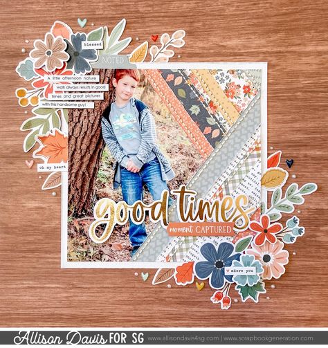 Large Photo Scrapbook Layout, Scrapbook Layouts Multiple Pictures, Double Page Scrapbook Layouts, Simple Scrapbooking Layouts, Scrapbook Layouts Ideas, 8x8 Scrapbook Layouts, Scrapbook Sketches 12x12, Picture Scrapbook, Scrapbook Layout Ideas