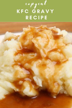 How To Make Kfc Gravy, Chicken Bouillon Gravy, Copycat Kfc Gravy, Kfc Copycat Recipes, Best Chicken Gravy Recipe, Copycat Fast Food, Kfc Chicken Recipe Copycat, Kfc Gravy Recipe, Fried Chicken Gravy