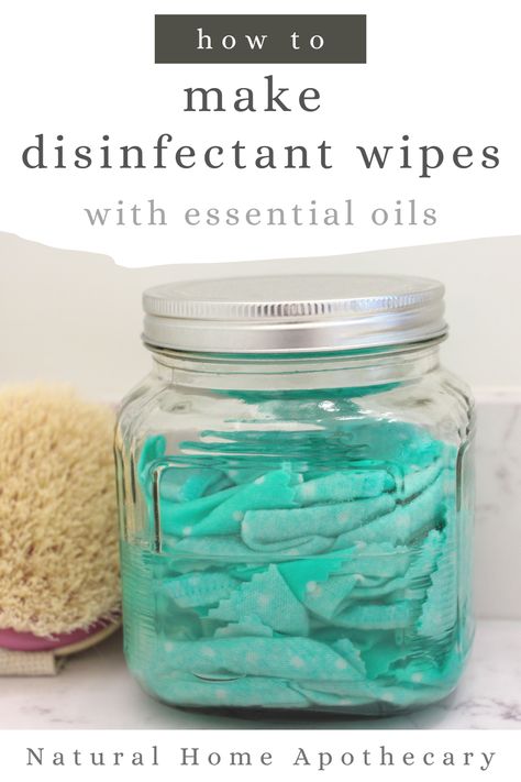 I share my homemade natural disinfectant wipes I use to give bathrooms and counters quick daily wipe-downs. Non-toxic and reusable! Homemade Disinfecting Wipes, Homemade Cleaning Wipes, Homemade Wipes, Wipes Diy, Natural Cleaning Products Diy, Disinfectant Wipes, Natural Cleaning Solutions, Homemade Cleaning Supplies, Natural Disinfectant