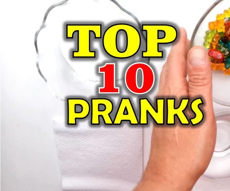 Top 10 Pranks - Pranks to Make to Your Friends - In this video I teach you how to make 10 easy and fun pranks to laugh with family and friends. The video is subtitled in English. Fun Pranks To Pull On Friends, Pranks To Do On Friends, Pranks To Pull On Friends, Prank Ideas For Friends, Camp Pranks, Pranks For Friends, Sleepover Pranks, Top Pranks, Fun Pranks