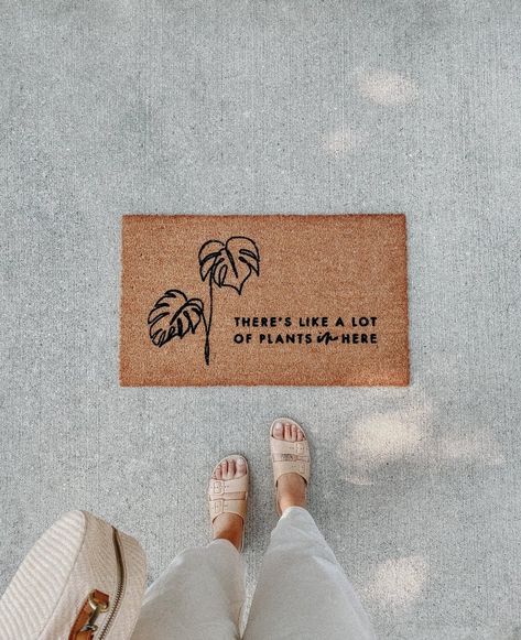 Sushi House, Single Swag, Fall Doormat, Hello Welcome, Plant Mom, Outdoor Mat, Door Mats, Welcome Mat, Outdoor Door Mat