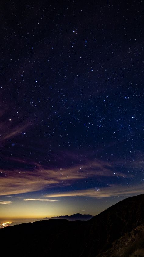 Starry sky, mountains, stars, night background Check more at https://www.backgroundscool.com/nature/starry-sky-mountains-stars-night-background/ Stars, Wallpapers, Night Sky Aesthetic, The Night Sky, Sky Aesthetic, Night Sky