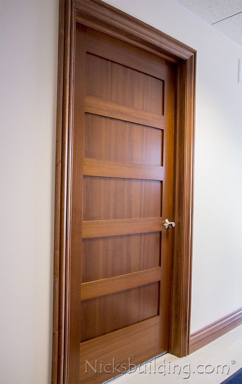 Indoor Door Design, Latest Wooden Door Designs, Interior Door Styles Modern, Wooden Panel Doors, Shaker Style Interior Doors, Mahogany Doors Interior, Modern Wood Doors, Mahogany Wood Doors, Solid Wood Door