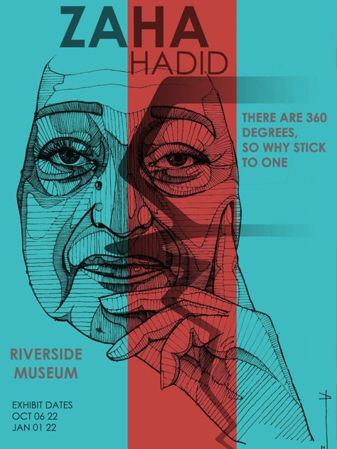 Zaha Hadid Poster, Riverside Museum, Zaha Hadid, Museum Exhibition, Design