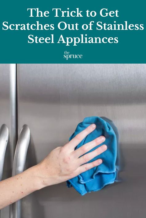 How To Get Scratches Off Of Stainless Steel Appliances, Rust On Stainless Steel Appliances, How To Clean Stainless Steel Appliances, Scratches On Stainless Steel, Storage Ideas For Small Closets, Best Stainless Steel Cleaner, Ideas For Small Closets, Senior Tips, Cleaning Stainless Steel Appliances