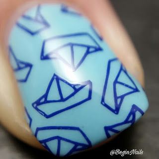 Boat Nail Art, Sailing Nails, Boat Nails, Cruise Nails, Boat Sailing, Paper Boat, Boat Design, Nail Stamping, Short Nails