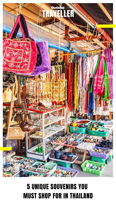 #OutlookTraveller #InternationalDestination #Thailand #Thai #Adventure #Shopping #Travel Thailand Markets Shopping, Thailand Shopping, Traditional Textiles, Bamboo Furniture, Shop Till You Drop, Hand Woven Textiles, Southeast Asian, Unique Things, Thailand Travel