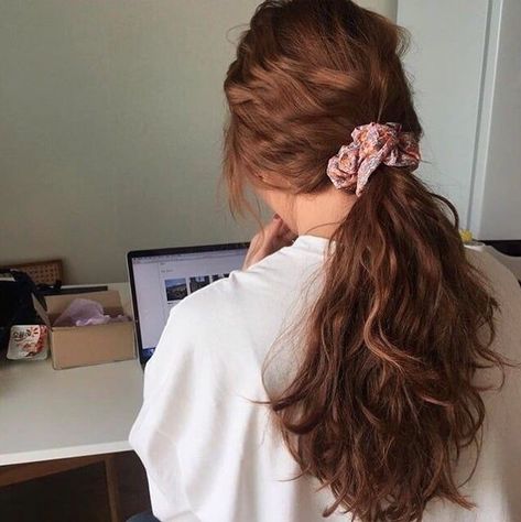 @julysdaughter Simplest Hairstyles, Hairstyles Kenya, Derry Girls, Hair Vector, Ribbon Hairstyle, Peinados Fáciles Para Cabello Corto, Aesthetic Hair, Scrunchie Hairstyles, Hermione