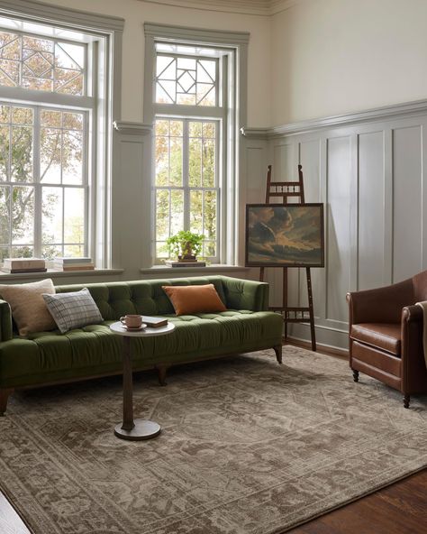 PRICES MAY VARY. The Mona Collection by Magnolia Home by Joanna Gaines x Loloi is a power-loomed area rug featuring traditional motifs and medallions in sophisticated, muted palettes. The color of the rug is influenced by your environment, lighting, and time of day; rugs may contain temporary creases upon arrival, allow time for creases to flatten and settle; we recommend a rug pad for extra cushion and to keep the rug firmly in place. Power-loomed of polypropylene and polyester in Egypt for eas Magnolia Living Room Ideas, Rugs Direct, Natural Area Rugs, Loloi Rugs, Rug Direct, Magnolia Homes, Synthetic Materials, Accent Rug, Joanna Gaines