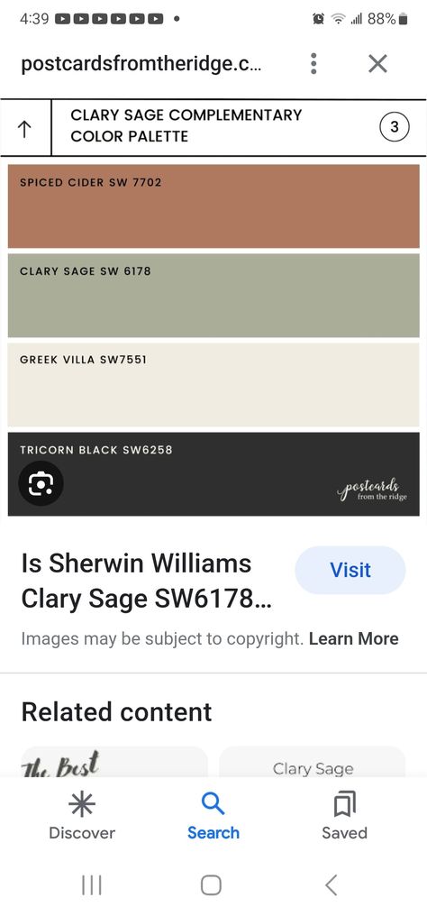 Clary Sage Sherwin Williams Coordinating Colors, Sherwin Williams Cedar Color Paint, Clary Sage Sherwin Williams Living Room, Sw Spiced Cider, Sherwin Williams Spiced Cider, Spiced Cider Paint, Spiced Cider Sherwin Williams, Sherwin Williams Paint Neutral, Greek Villa Sherwin Williams