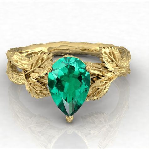 *********** WELCOME TO ADM JEWELRY ************

GEMSTONE- Emerald

GEMSTONE SHAPE- Pear

GEMSTONE SIZE - 6x9mm

GEMSTONE COLOR - Green

GEMSTONE QUALITY -AAA

GEMSTONE QUANTITY- 1

COMPOSITION - NATURAL

RING SIZE : 4–12 { US SIZE}

QUANTITY : 1 RING

DESIGNED BY SELF

RING TYPE - ENGAGEMENT RING,PROMISE RING,BRIDAL RING,SOLITAIRE RING,WEDDING

RING,ANNIVERSARY RING,CUSTOM RING,FINE JEWELRY,STACKING RING,GIFT FOR HER
"HANDMADE WITH LOVE"

MADE IN INDIA

YOUR ORDER IS MADE TO ORDER Ornate Rings, Gold Ring With Emerald, Oval Emerald Ring, Marvel Merch, Emerald Engagement Ring Green, Gold Leaf Rings, May Birthstone Rings, Emerald Rings, Leaf Engagement Ring