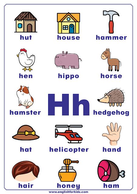 Letter H Worksheets, Flash Cards, Coloring Pages. English alphabet for kids. Letter H words. Letter H Kindergarten, English Flash Cards, H Worksheets For Preschoolers, Letter H Worksheets Kindergarten, Letter H For Preschoolers, Letter H Flashcards, Four Letter Words For Kids, H Is For, Two Letter Words For Kids